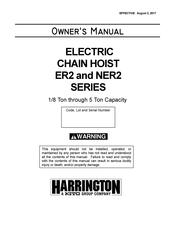 Harrington ER2 Series Owner's Manual