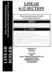 Biasi B40/6 Manual And Installation Instructions