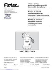 Flotec FPSS5700A Owner's Manual