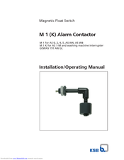 KSB M 1 Installation & Operating Manual