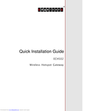 Edge-core ECH502 Quick Installation Manual
