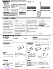 SoftBank 830T First Step Manual