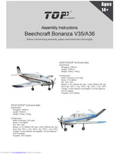 Top Rc Model Beechcraft Bonanza A36 Manuals Manualslib