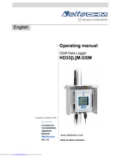 delta ohm HD33[L]M.GSM Operating Manual