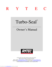 RYTEC Turbo-Seal TS6000 Owner's Manual