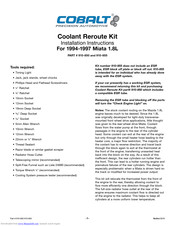 Moss Motors, Ltd. Cobalt 910-850 Installation Instructions Manual