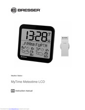 Bresser MyTime Meteotime LCD Instruction Manual