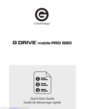 G-Technology G-Drive PRO Quick Start Manual