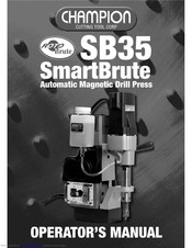 Champion RotoBrute Smart Brute SB35 Operator's Manual