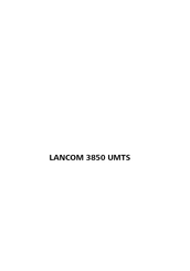 Lancom 850 UMTS Manual