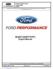 Ford Performance M-6007-Z460FFT Manual