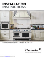 Thermador PH60GS Installation Instructions Manual
