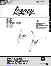 WeldCraft Legacy LS1712RDI25-M6MS1 Owner's Manual