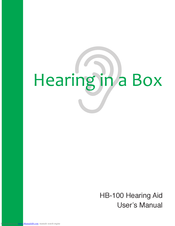 Hearing in a Box HB-100 User Manual