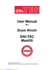 SWI-TEC Mastlift User Manual