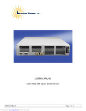 Lumina Power LDD-3000 User Manual