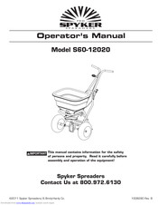 SPYKER S60-12020 Operator's Manual