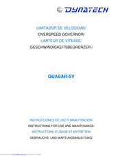 Dynatech QUASAR-SV Instructions For Use And Maintenance Manual