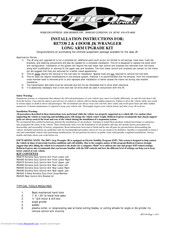 Rubicon Express RE7330 Installation Instructions Manual