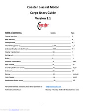 Coaster E-ASSIST User Manual
