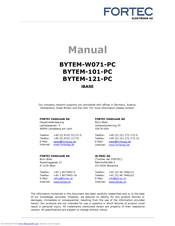 IBASE Technology BYTEM 1 PC Series User Manual