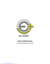 e-Joe Koda User Manual