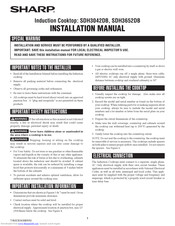 Sharp SDH3042DB Installation Manual