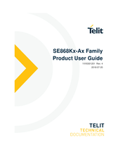 Telit Wireless Solutions SE868Kx-Ax Series Product User Manual