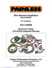 Painless 60608 Installation Manual