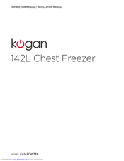 Kogan KA142CHSTFA Instruction Manual / Installation Manual