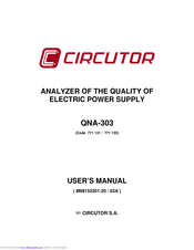 Circutor QNA-303 User Manual