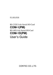 Contec COM-1D(PM) User Manual
