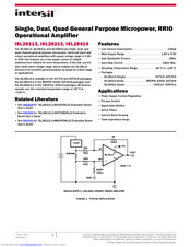 Intersil ISL28113 User Manual