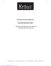 Kraus KGD-430B Installation Manual