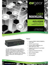 AVGear AVG-HD600 User Manual