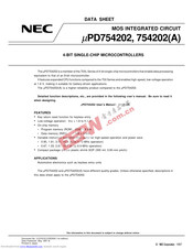 NEC MuPD754202 Datasheet