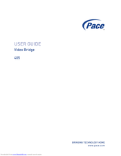 Pace 405 User Manual