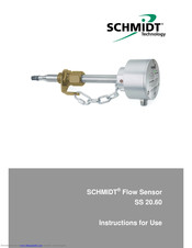 Schmidt SS 20.60 Instructions For Use Manual