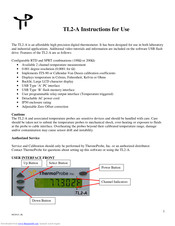 ThermoProbe TL2-A Instructions For Use Manual