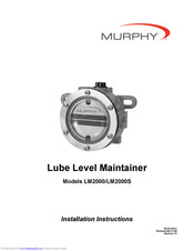 Murphy Lube Level Maintainer LM2000 Installation Instructions Manual