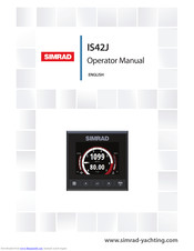 Simrad IS42J Operator's Manual