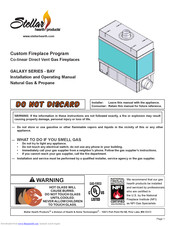 stellar labs 6-LC-3-GL Installation And Operating Manual