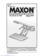 Maxon TE-20 Installation Manual