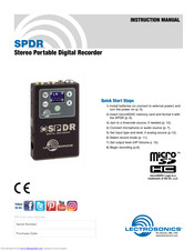 Lectrosonics SPDR Instruction Manual