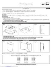 Leviton 57120-0M3 Mounting Instructions