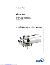 KSB Vitaprime Installation & Operating Manual