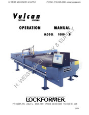 Lockformer Vulcan 1000b Operation Manual Pdf Download Manualslib