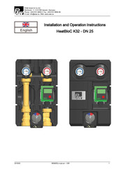 PAW HeatBloC K32-DN 25 Installation And Operation Instructions Manual