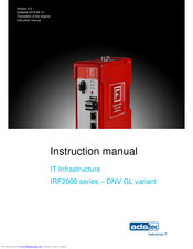 ADS-tec IRF2000 series Instruction Manual