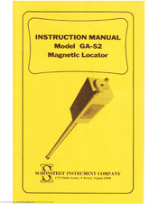 Schonstedt Instrument GA-52 Instruction Manual